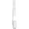 Ekena Millwork Ericson Architectural Grade PVC Gable Bracket, 60"W x 20"H x 2"D x 4"F, 8/12 Pitch GBP060X20X0204ERI00 - alternate 5